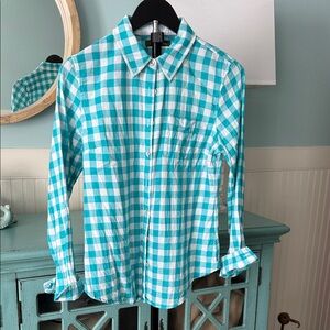 Tommy Bahama Blue Checkered women’s Shirt